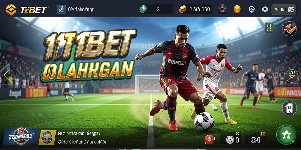 Screenshot utama 11TBET menampilkan gameplay kompetitif olahraga.