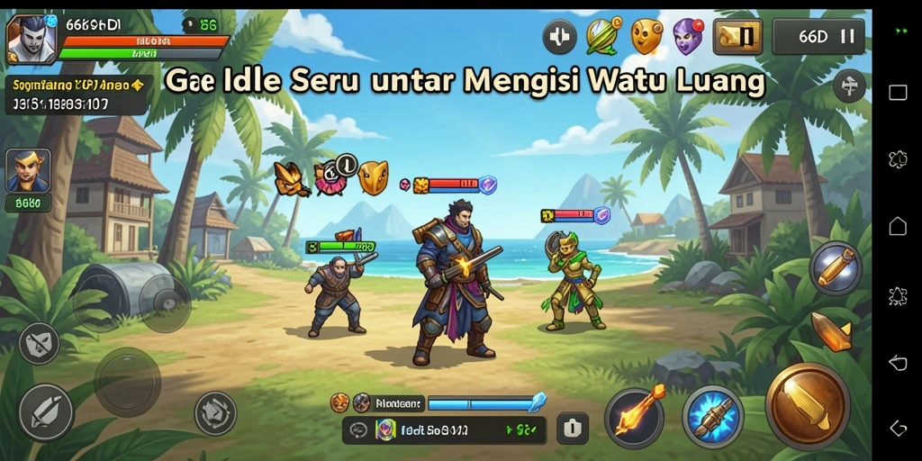Tampilan gameplay 66D yang menarik dan mudah dipahami.
