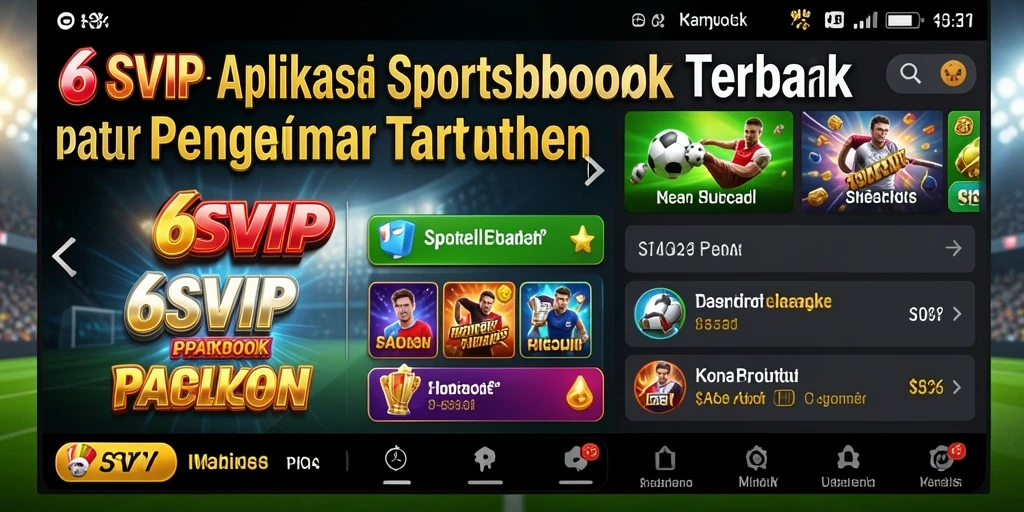 Tampilan gameplay menarik dari aplikasi Sportsbook 6SVIP.