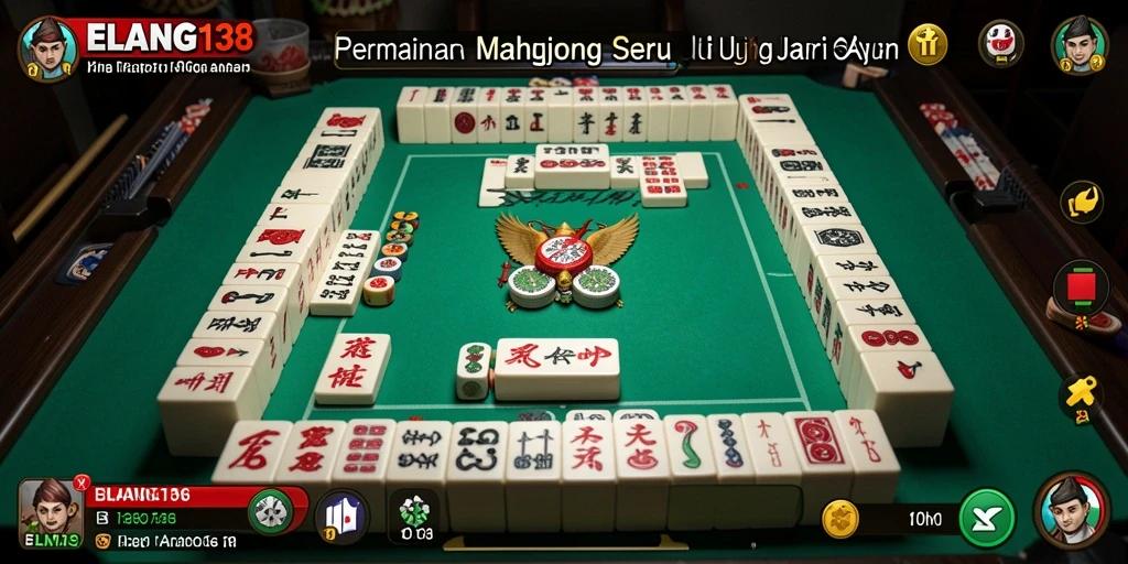 Tampilan gameplay Mahjong yang menarik dan penuh tantangan.