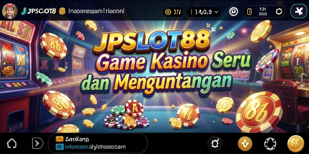 Screenshot JPSLOT88 menampilkan gameplay seru dengan slot yang berwarna-warni.