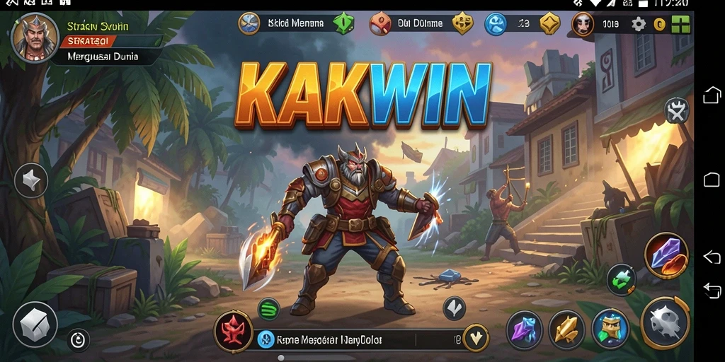 Gameplay KAKWIN yang menegangkan dan penuh strategi.