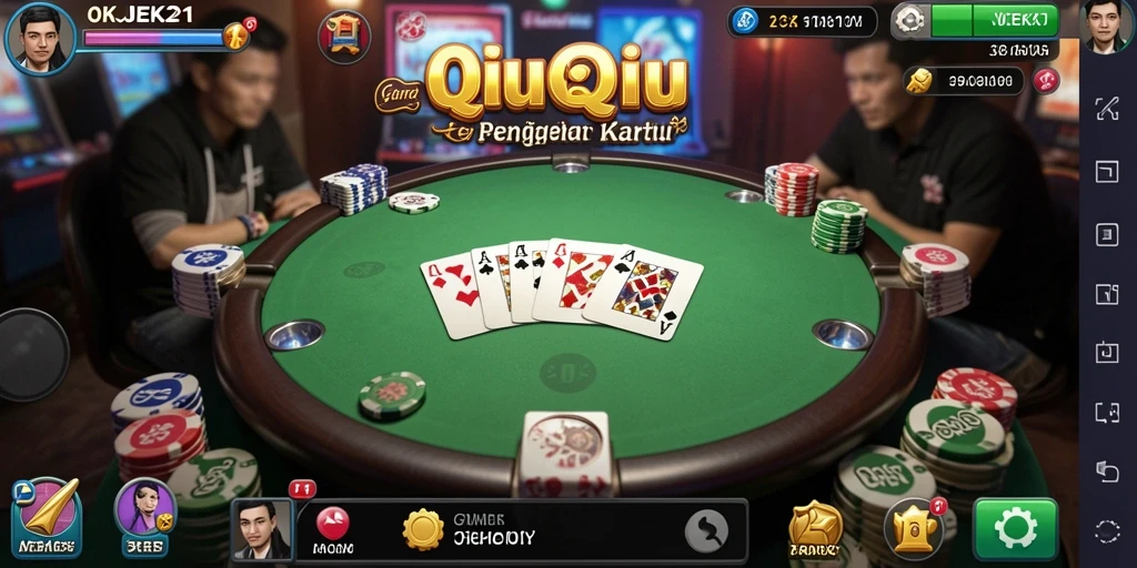 Tampilan gameplay QiuQiu yang menarik dan seru.