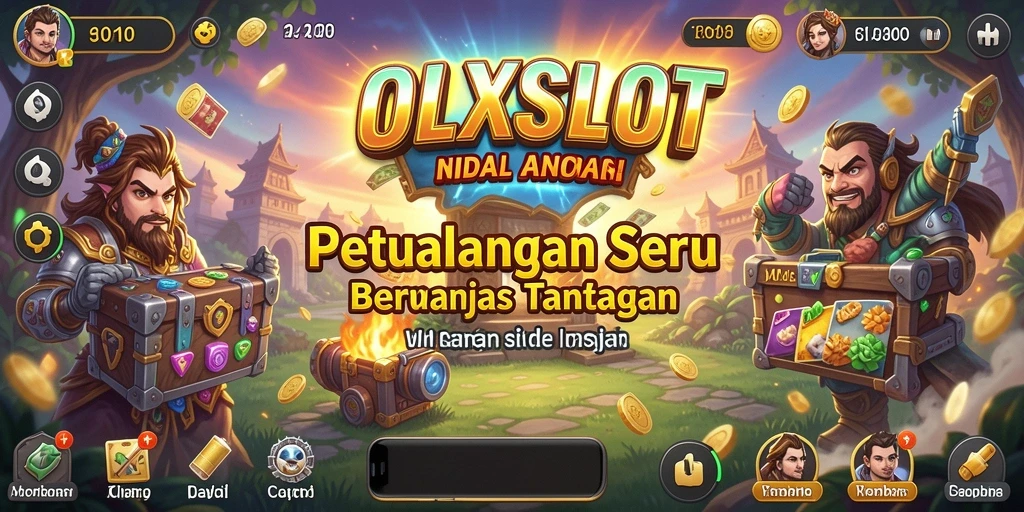 Screenshot menunjukkan gameplay seru OLXSLOT dengan berbagai tantangan menunggu untuk dijelajahi.