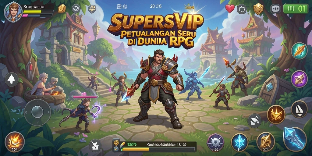 Tampilan menakjubkan dari gameplay SUPERSVIP yang penuh petualangan.