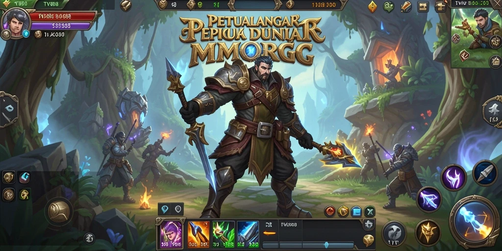 Tampilan seru gameplay TV888 dalam dunia MMORPG