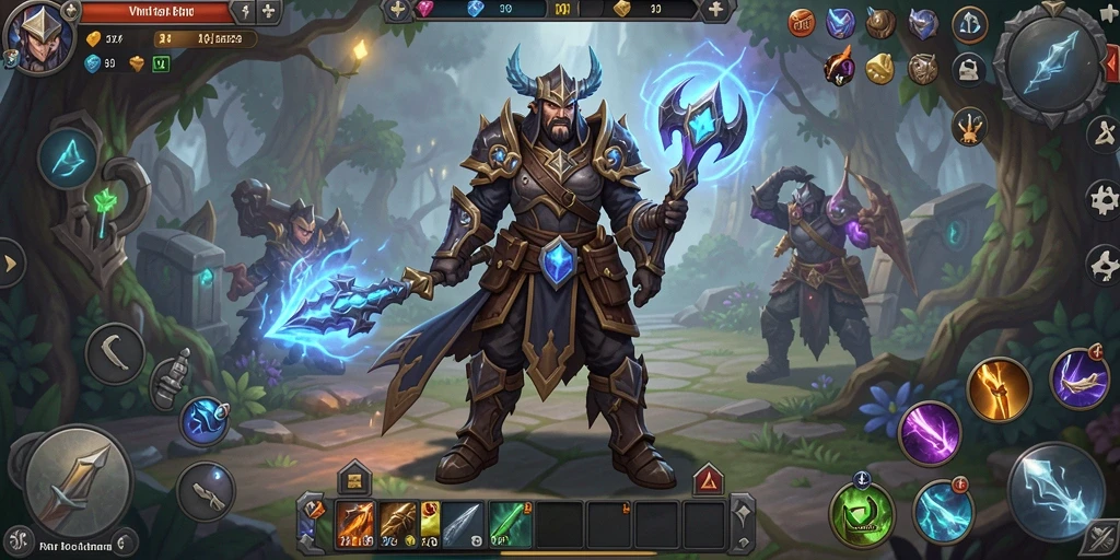 Tampilan seru aksi gameplay ARPG dalam VM777.